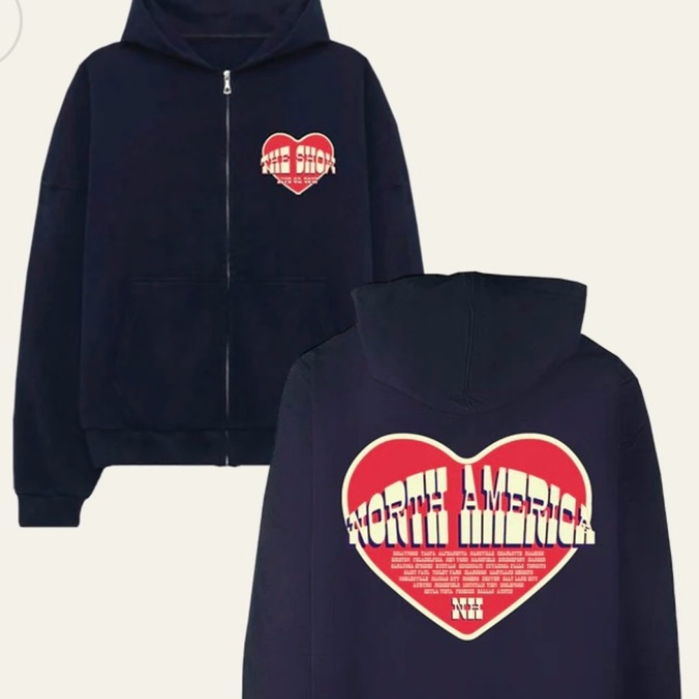 Niall Horan The Show Tour Zip Up Hoodie
